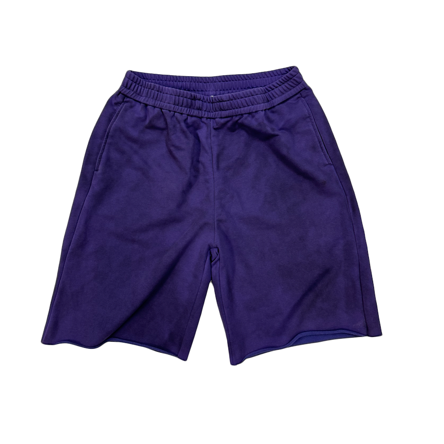 Purple French Terry Shorts